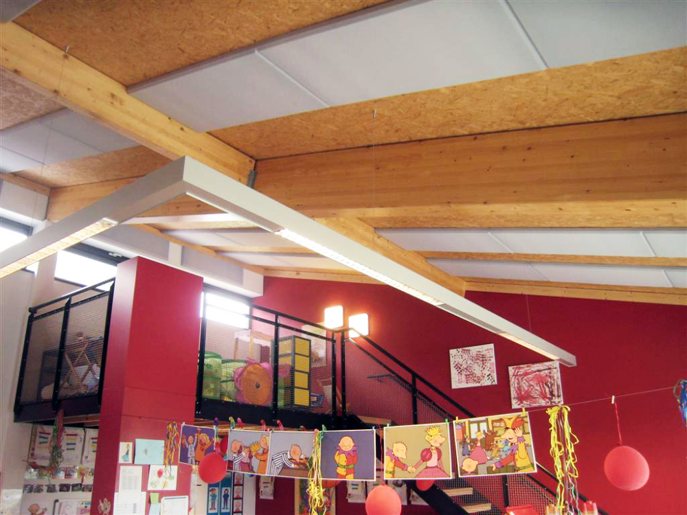 Des panneaux absorbants collés