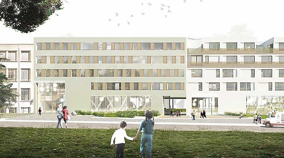 Brussels Gewest verkiest scholencomplex “Mutsaard” tot Brussels Voorbeeldgebouw