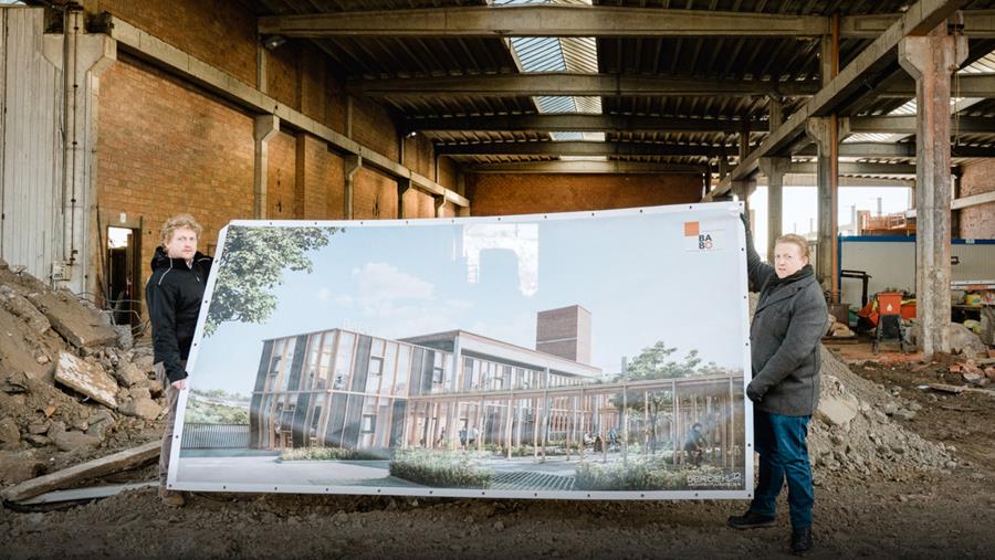 Brugse aannemer renoveert eigen atelier en kantoren
