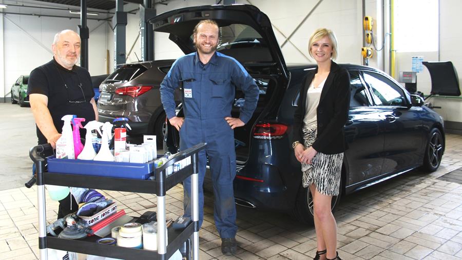 René Clohse opent een Bosch Car Service in Malmedy