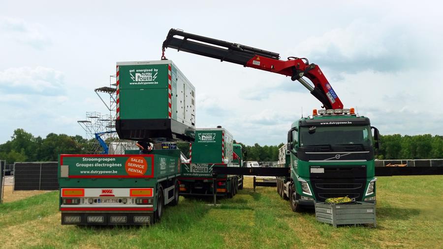 Huren van mobiele generatoren