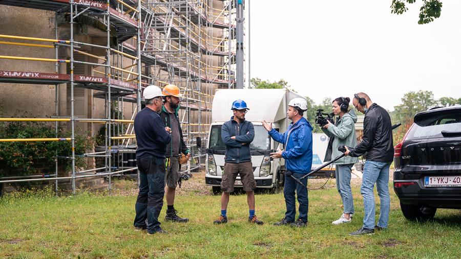 La Confédération Construction partage quelques conseils de sécurité à l'émission Château Planckaert