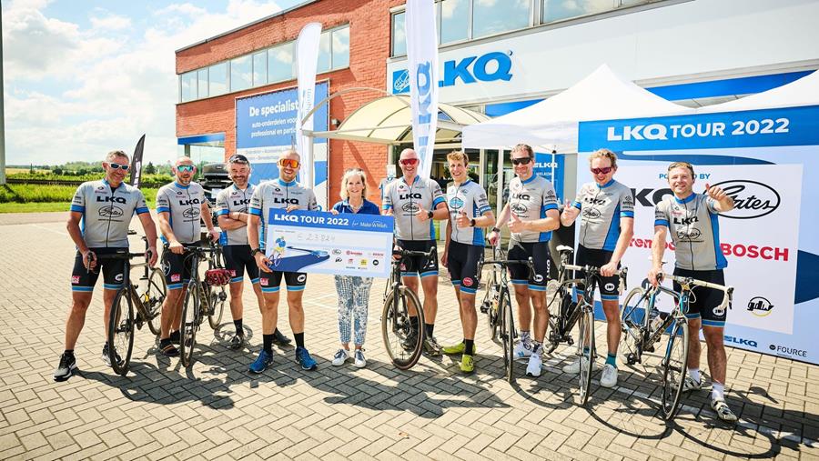 LKQ Belgium fait don de 23.824 euros à Make-A-Wish