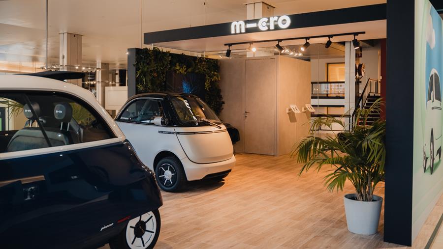 D'Ieteren ouvre une première salle d'exposition microlino à Bruxelles