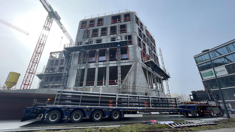 Technieken overstijgen letterlijk ruwbouw op werf Loop 5