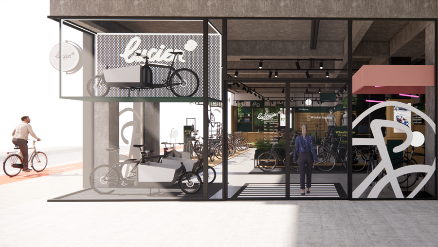 Lucien ouvre un nouveau magazin de vélos à Berchem