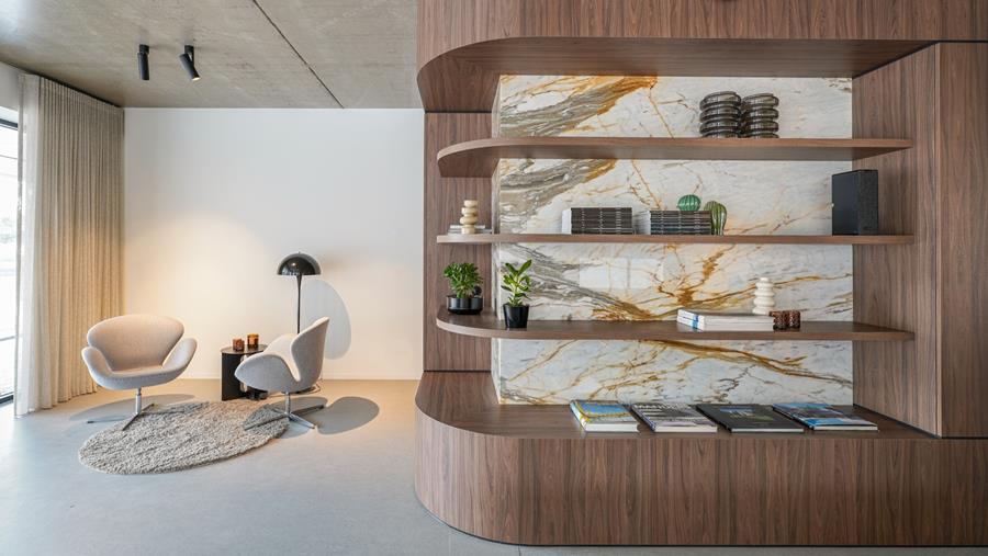 Architecturale afgeronde wanden op maat
