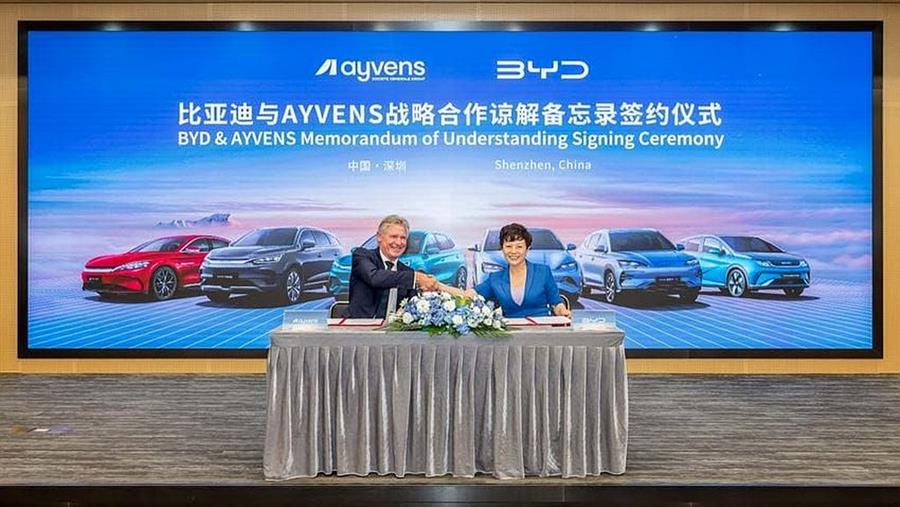 Ayvens et BYD signent un protocole d'accord mondial