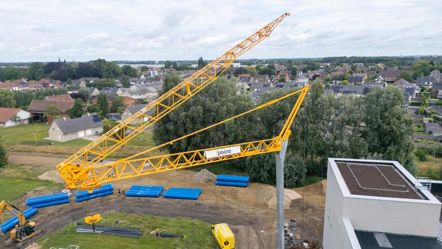 Wendbaar en zelfrijdend: Pocra brengt twee nieuwe kranen in gamma