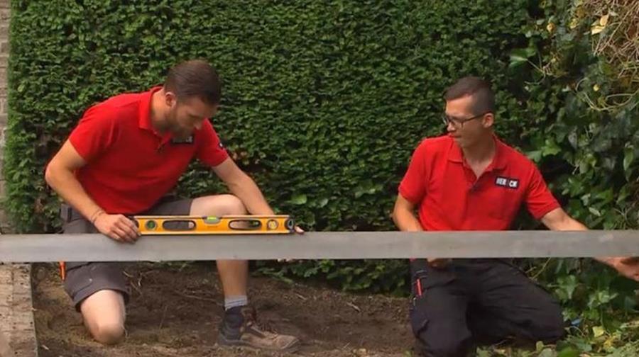 MATEN UITZETTEN VOOR JE OPRIT OF TERRAS