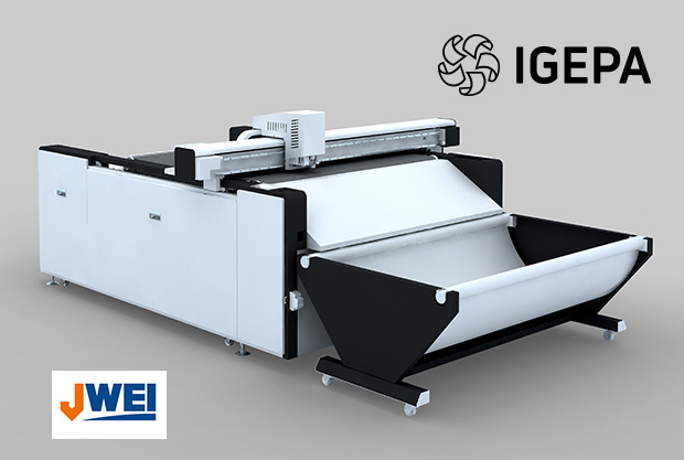 Igepa: uitgebreid gamma JWEI digitale stansmachines