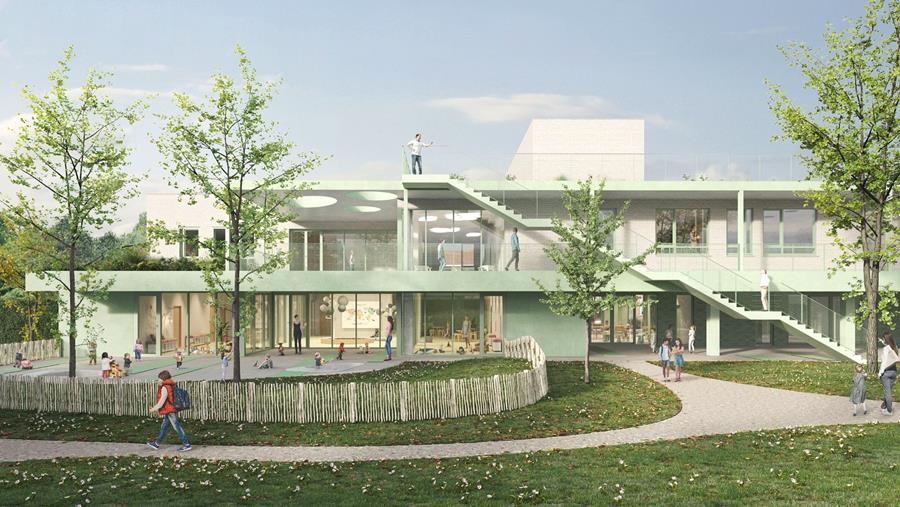 Abscis conçoit un campus éducatif innovant à Wingene
