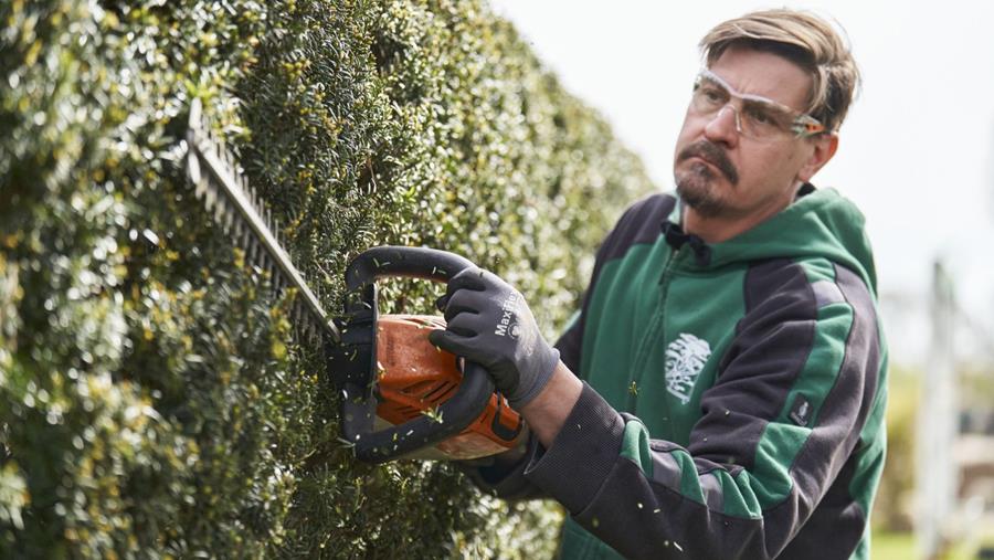 Farwick onderhoudt Hamburg met accukracht van STIHL