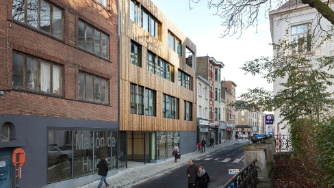 Maison de l'Emploi d'Ixelles passivement construite