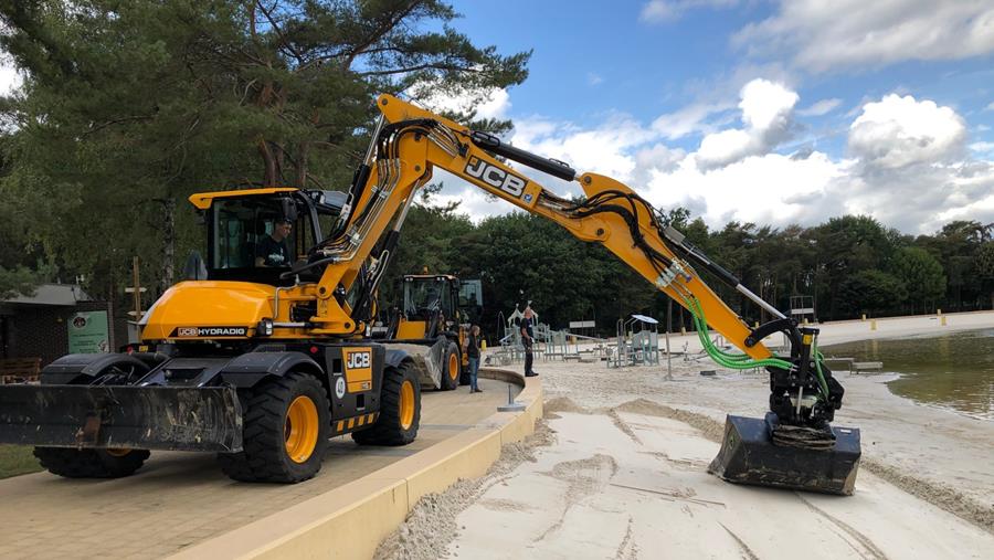 JCB Hydradig 110W, een echte alleskunner